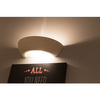Ceramiczny kinkiet SL.0160 salonowa lampa ścienna biała