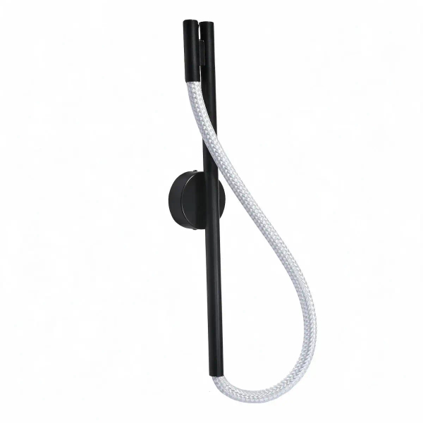 Lampa ścienna SERPENTE 1755 czarna LED 12W 3000-6000K CCT wężyk