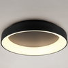 LAMPA sufitowa AVELON DL132671290 Trio okrągła OPRAWA plafon LED 48W 2700K - 6000K metalowy czarny