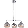 Wisząca lampa CROMINA 33-56368 szklana kule glamour chrom przezroczyste