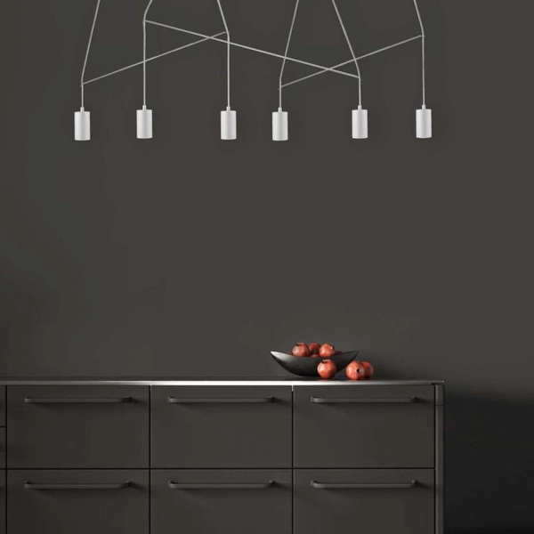 LAMPA wisząca IMBRIA 9675 Nowodvorski OPRAWA 6-punktowa zwis kable pająk czarny