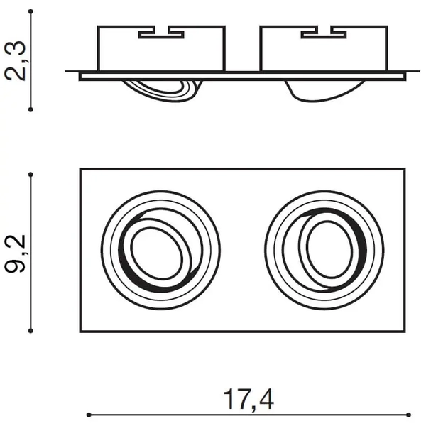 Metalowa lampa sufitowa Caro AZ2437 Azzardo podstropowa do sypialni czarna