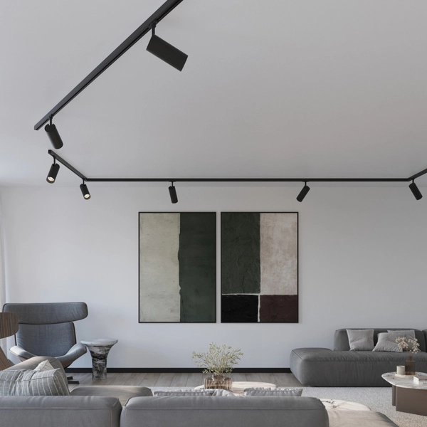 Sufitowa lampa trójobwodowa REO MYL.00092 LED 30W 4000K czarna