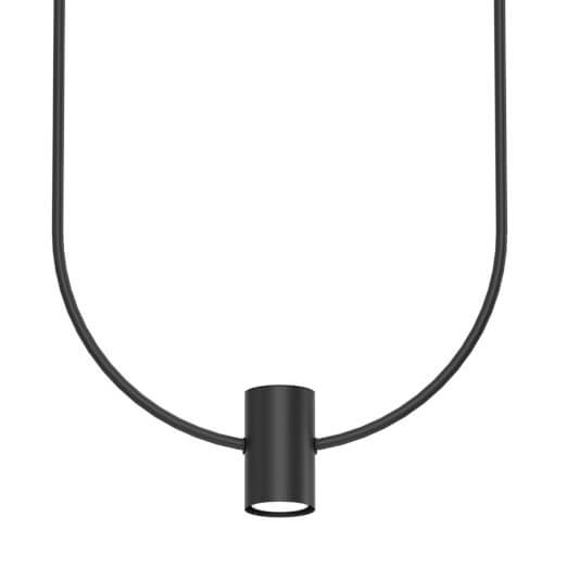 Metalowa lampa wisząca No.C 5085 Shilo sypialniana 46cm regulacja czarna