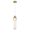 Lampa wisząca tuba szklana Espada QN-ESPADA-1P-BG LED 18W 3000K złoty