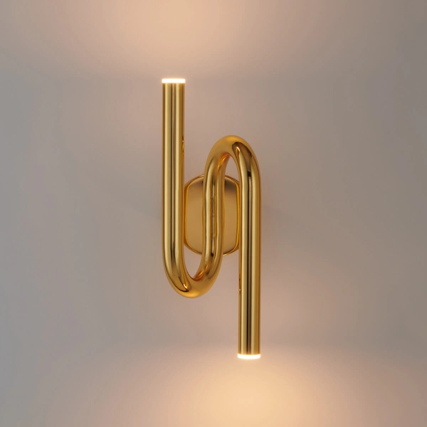 Lampa ścienna do jadalni MYK DB4062 GOLD LED 3W 3000K supeł złoty