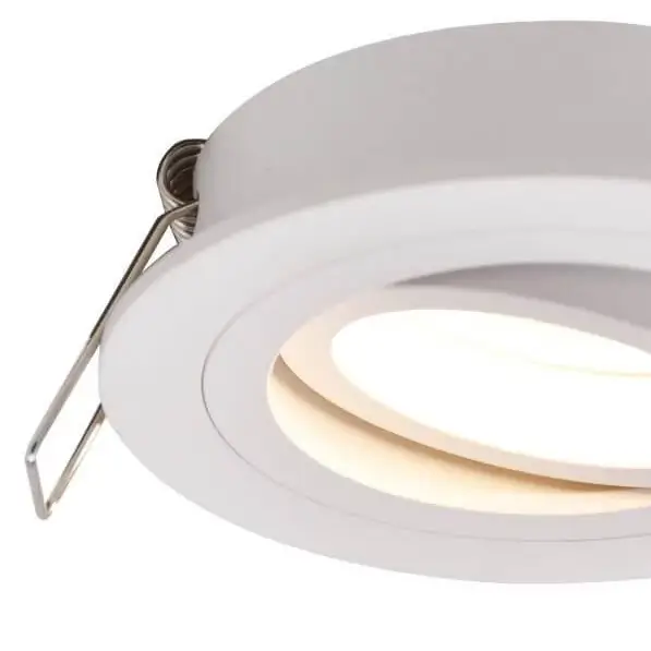 Biały wpust punktowy Rondoo ARGU10-038-N okrągła lampa podtynkowa