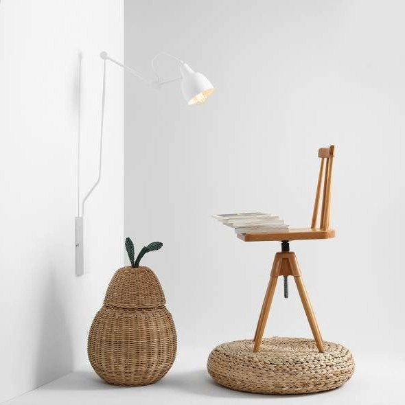 Ścienna lampa regulowana AIDA 814C Aldex kinkiet na wysięgniku