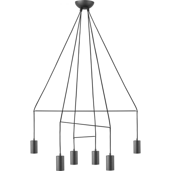 LAMPA wisząca IMBRIA 9677 Nowodvorski OPRAWA zwis kable  pająk  czarny