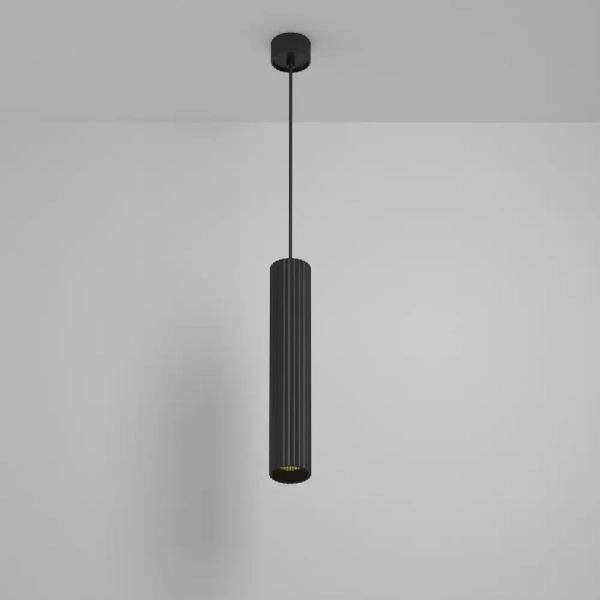 Wisząca lampa podłużna Calipso P106PL-01-GU10-B do salonu czarny