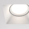 Minimalistyczna lampa wpuszczana Dot DL042-01-SQ-W kwadratowa biała
