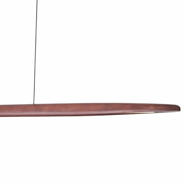 Lampa wisząca Woody P0598 LED 25W 3000K drewniana brązowa