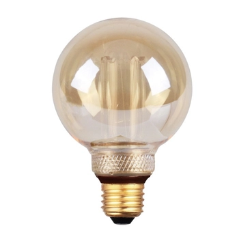 Żarówka kulka dekoracyjna DecoVintage 317711 Polux G80 LED E27 bańka 4W 200lm 230V biała ciepła