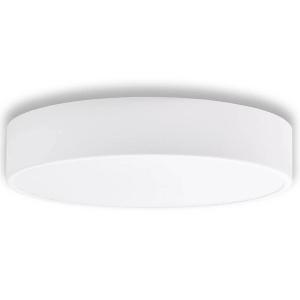 Biały plafon pokojowy 137623620972 okrągły z czujnikiem