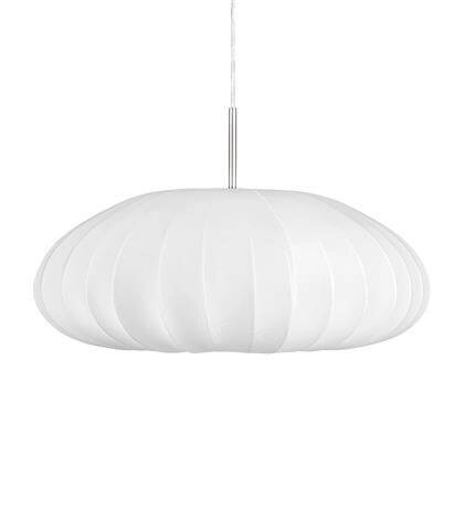 Wisząca lampa pokojowa Mist biały zwis nad stolik loft