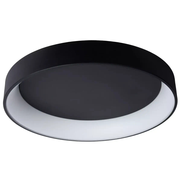 Okrągły plafon Talowe 46100/80/30 Lucide LED 80W 3000K na korytarz czarny