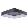 Szary plafon sufitowy Solvent LED 120W 3000-6000K kwadratowy czarny