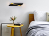 LAMPA ścienna AGI KGG2E14 Abigali metalowa OPRAWA kinkiet czarny złoty