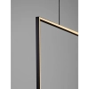 Geometryczna lampa wisząca ROVILLA LE45487 LED 32W 3000K czarna