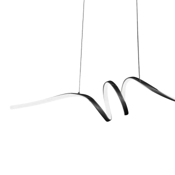 Nowoczesna lampa wisząca LOOP ML1577 LED 28W 4000K czarny