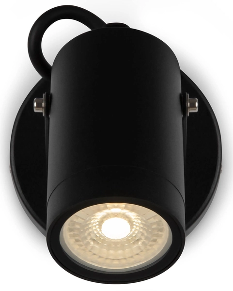Lampa ścienna elewacyjna Scope O025WL-01B regulowana tuba czarna
