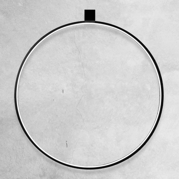 Ledowy kinkiet salonowy Agaro 4312 LED 26W 4000K pierścień czarny