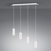 Lampa wisząca na belce VANTOS DL401312400 Trio tubki kuchenna biały