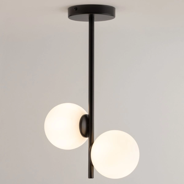 Sufitowa lampa kule KORAL 33637 Sigma molekuły mleczne czarna