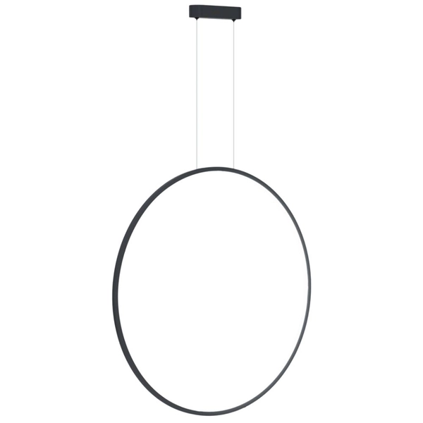 Wisząca lampa Saturno ML8856 Milagro LED 46W 4000K do jadalni IP44 czarna