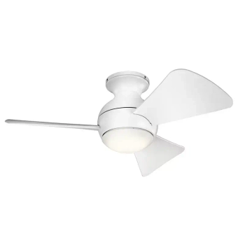 Wentylator z lampą LED Sola biały KLF-SOLA-34-WHT 10W 4000K IP23 na taras