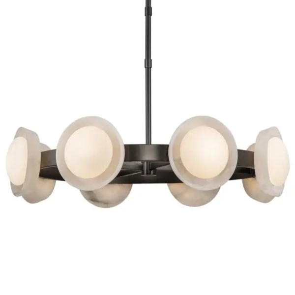 Żyrandol modernistyczny Alonso QN-ALONSO8-UBZ-AR LED 30W 3000K brązowy