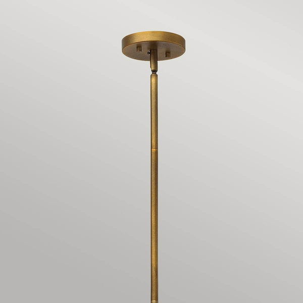 Wisząca lampa industrialna Fulton HK-FULTON-13P czarna mosiądz