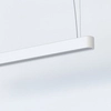 Wisząca lampa jadalniana Soft 7547 Nowodvorski podłużna metalowa biała