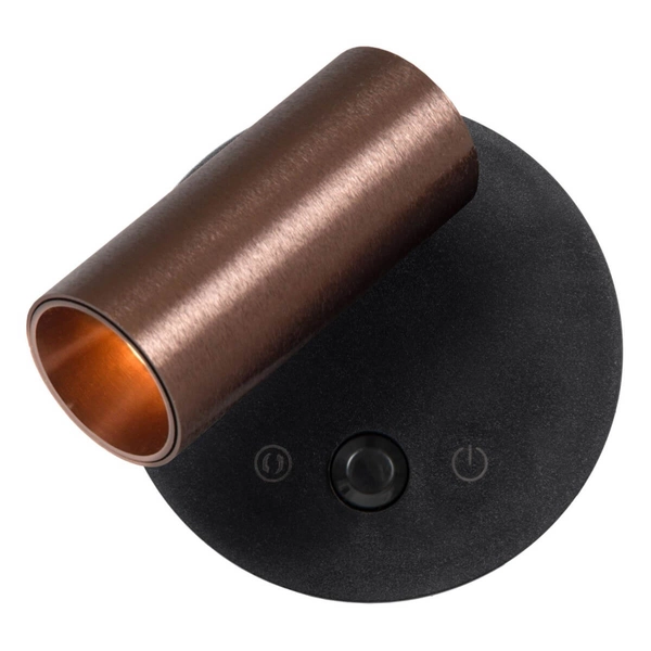 Metalowa lampa ścienna TONI 29934/02/96 LED 2W 2700-4000K brązowa