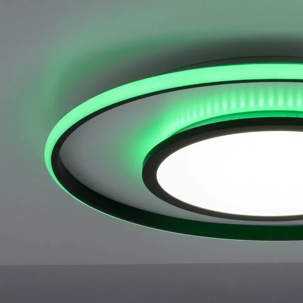 Plafon na pilot ARENDA czarna 11627-18 1xLED 36W 2700-5000K z regulacją jasności
