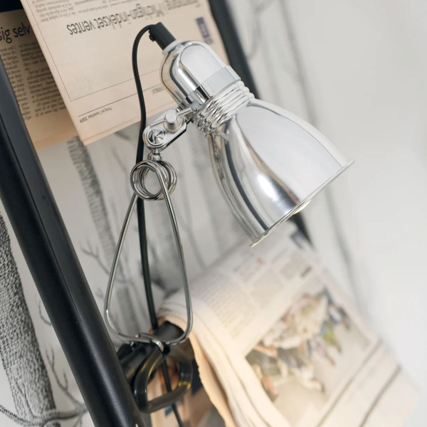 Lampa zaciskowa Photo 59372029 Nordlux regulowana metalowa srebrna