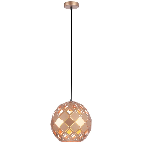 Kulista lampa wisząca PAULELA PND-34221-1L-GD do salonu złoty