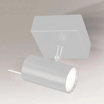 Sufitowa lampa Fussa 7455 Shilo reflektorek tuba do jadalni biały