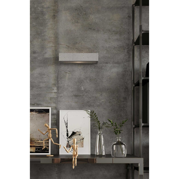 Betonowy kinkiet sypialniany SL.0992 prostokątna lampa