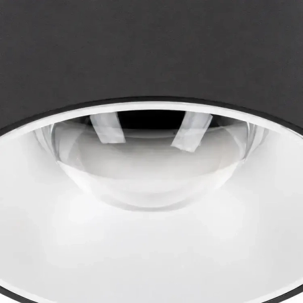Zewnętrzna oprawa sufitowa oczko czarno-białe LED 15W barwa neutralna IP54 SLD/VISION/15W/4000/BW