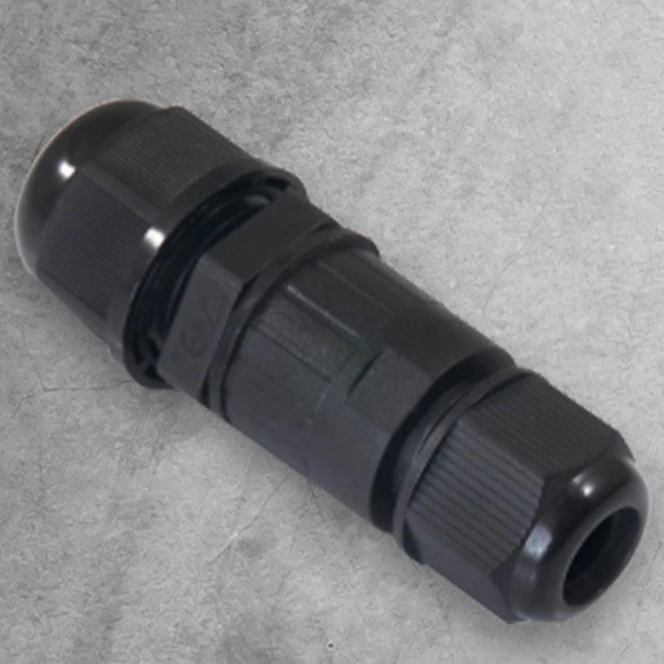 Hermetyczne złącze kablowe 9950 Shilo do ogrodu IP68 czarne