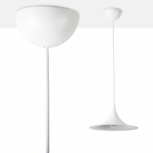 Lampa wisząca nad wyspę Oslo ABR-OSLO-W Abruzzo do jadalni biała