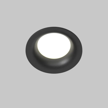 Wpuszczane sufitowe oczko zewnętrzne Slim DL088-GU10-RD-B IP65 czarne