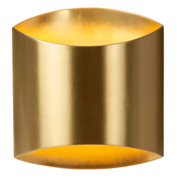 Salonowa lampa ścienna Diletta 09240/01/02 Lucide tuba złota