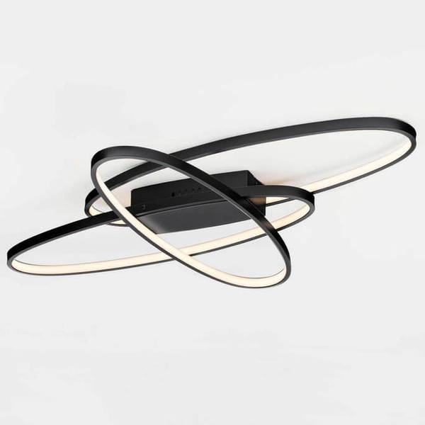 Sufitowa lampa do jadalni SICUANI LE44868 LED 47W 3000K wstęga czarna