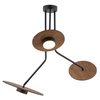 Sufitowa lampa nowoczesna Disk 7644 do jadalni nad stół czarna