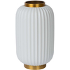 Stojąca LAMPKA stołowa GOSSE 13535/34/31 Lucide porcelanowa LAMPA plisowana angielska biała