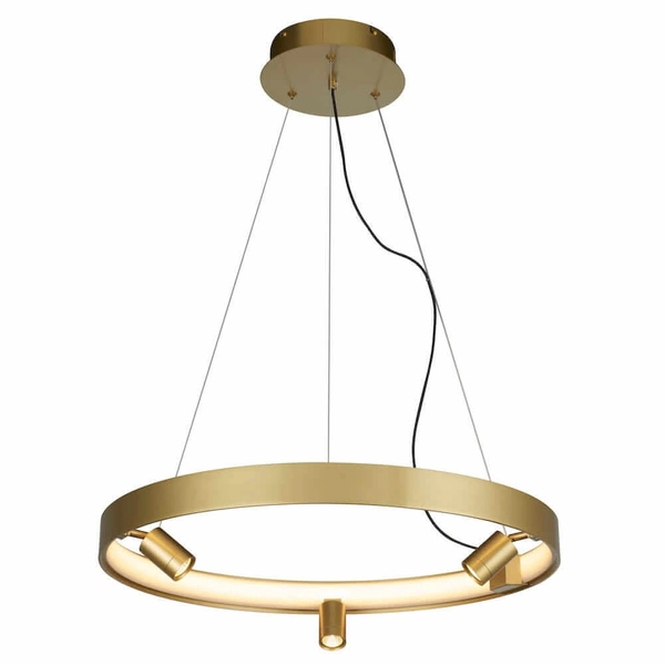 Wisząca lampa Spotring CGSPOTRING-60 COPEL LED 35W 3000K okrąg tuba złota