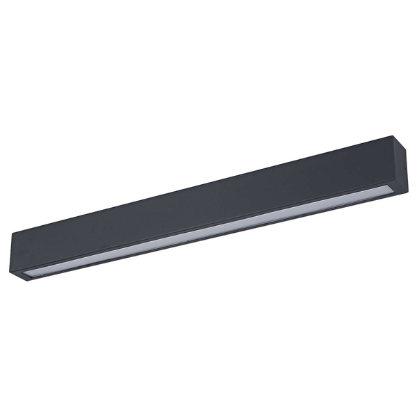 LAMPA ścienna THIAGO GS-LCLC BK Italux metalowa OPRAWA listwa LED 18W 4000K belka do łazienki IP44 przyścienna czarna