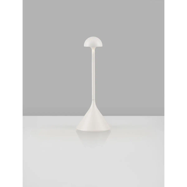 Stołowa lampa ściemnialna na taras CARMEDA LE75286 LED 1W 3000K IP54 biały